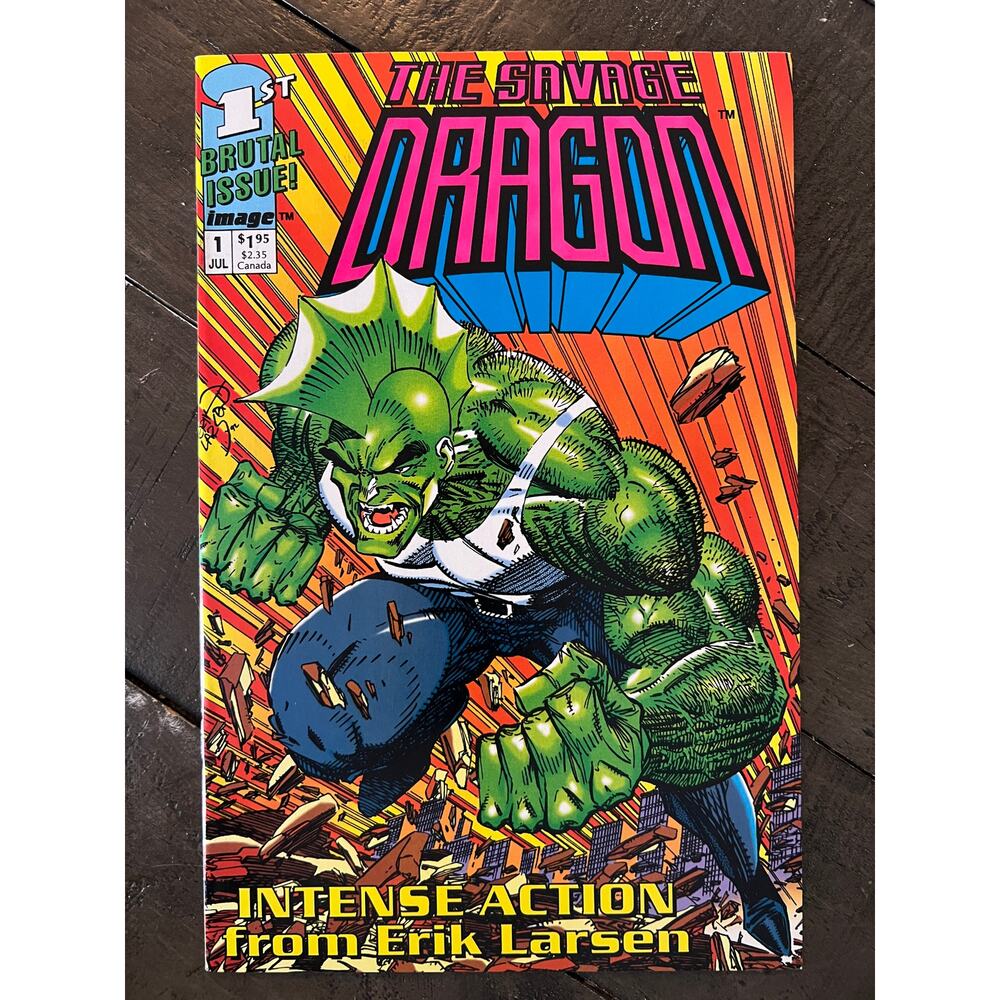VINTAGE 1992 image Comics "THE SAVAGE DRAGON" #1 - M - FIRST ISSUE!